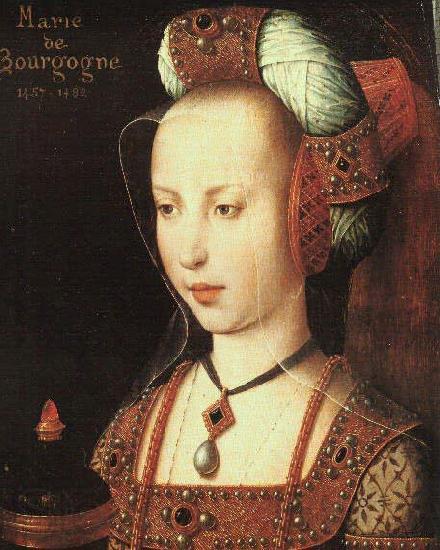 unknow artist Portrait of Mary of Burgundy Spain oil painting art